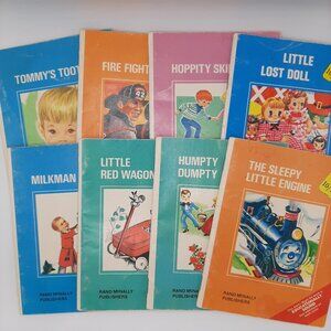 8 Vintage Rand McNally 1968 Children’s Short Stories Books